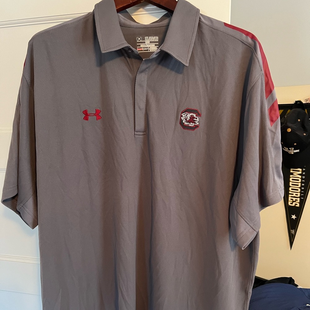 University of South Carolina under armor polo.